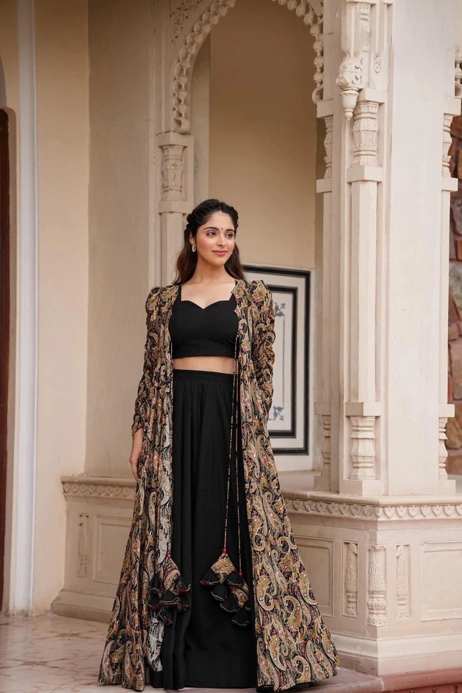 Women Floral Embroidered Ethnic Dress